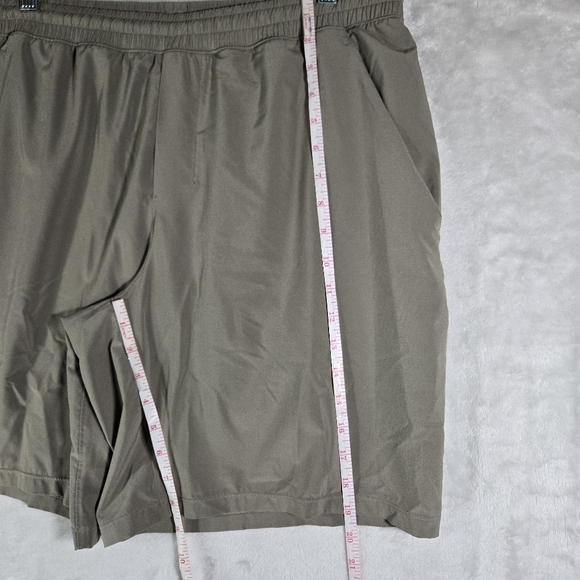 Lululemon Pace Breaker Lined Shorts Mens Size Extra Large XL Dark Khaki 8.5” - Picture 6 of 8